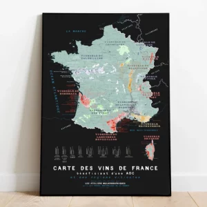 Carte vin France