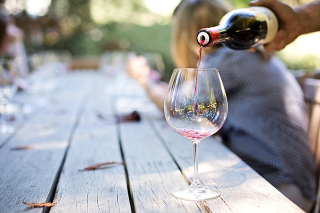 Verres à vin, carafe et bouteille prêts pour une dégustation